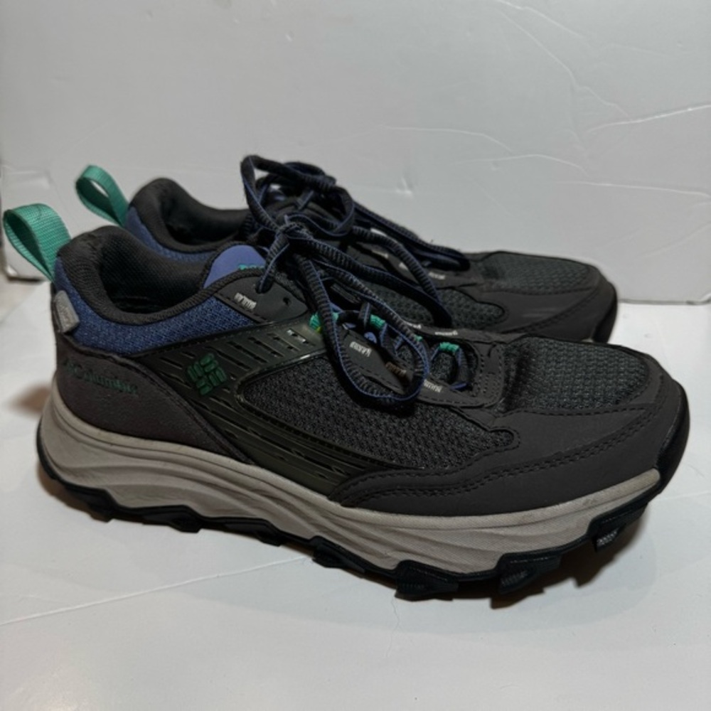 Columbia Hatana Max Outdry Trail Boot 7 Black‎ Gray Hiking Gorpcore Outdoor